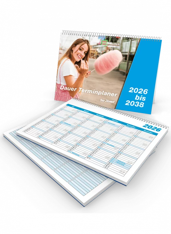Mehrjahreskalender<br>2026-2038